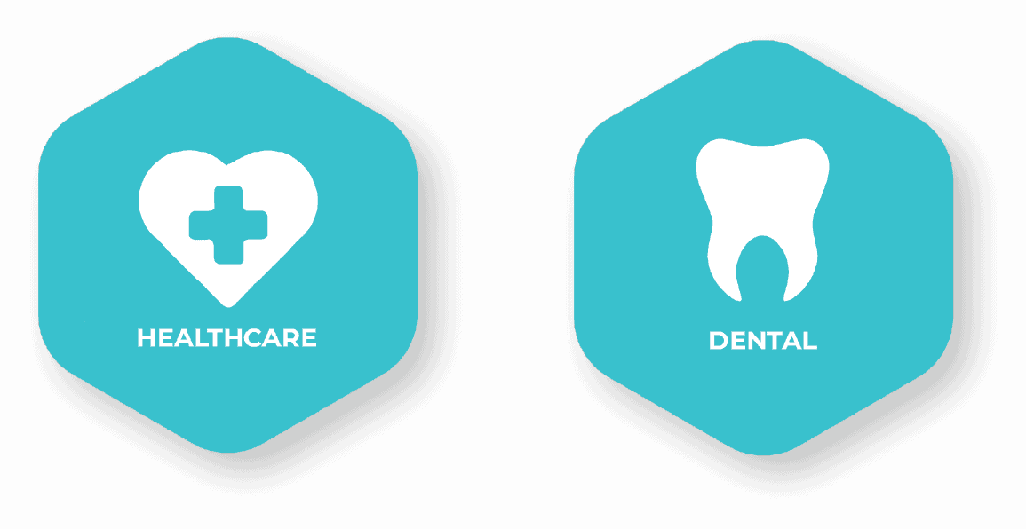 Blue Medical and Dental Mobile Icon 