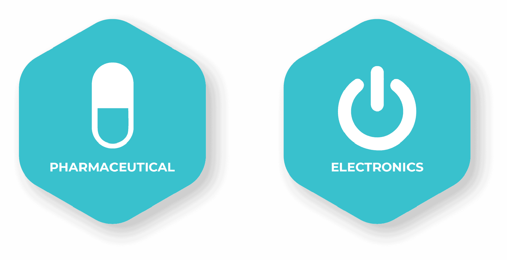 Blue Pharmaceutical and Electronics Mobile Icon