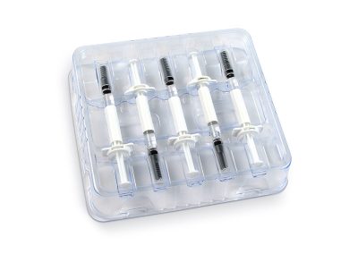 Syringe Tray with Small Syringe for Pharma Industry